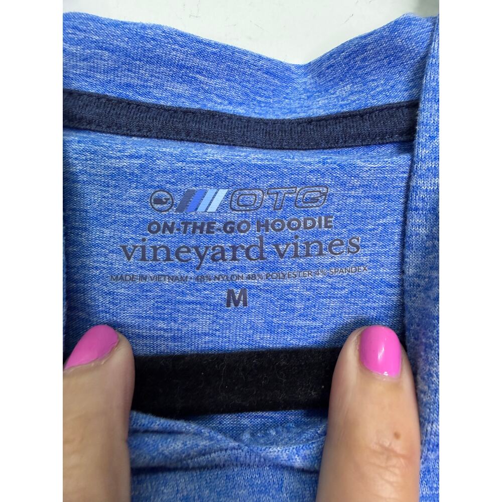 Vineyard Vines On The Go Hoodie Long Sleeve Shirt  Size Medium - Picture 2 of 3